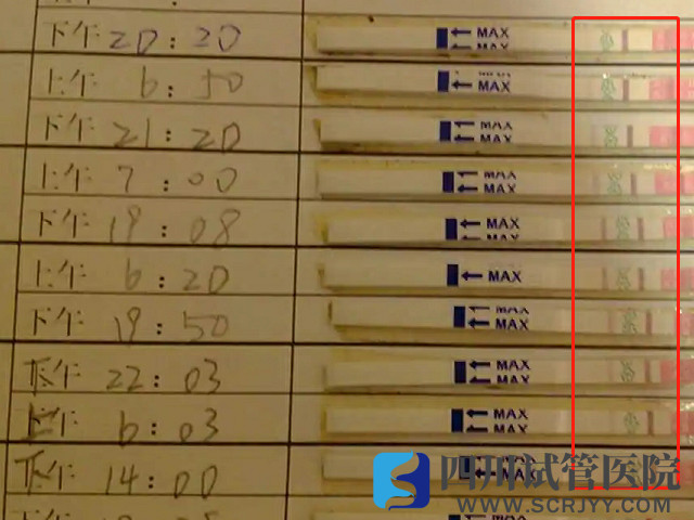 樂夫排卵檢測試紙結(jié)果圖解